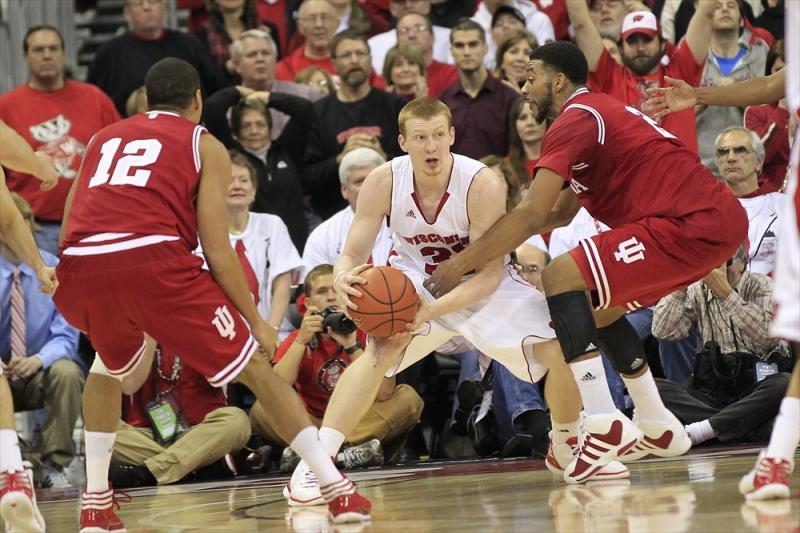 Indiana at Wisconsin Men's Basketball Action