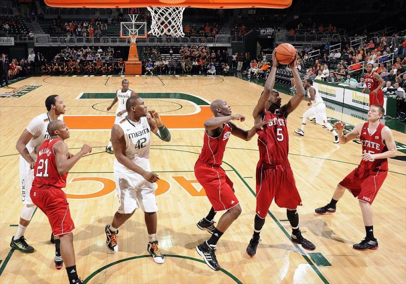 North Carolina State at Miami Men's Basketball