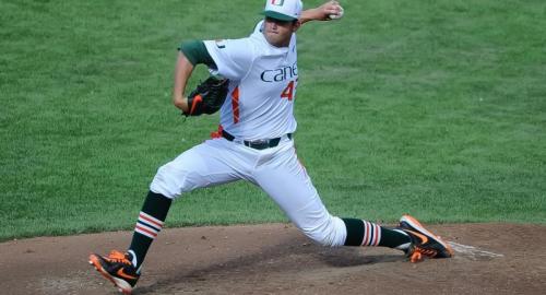 Miami Pitcher Thomas Woodrey