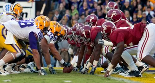 Alabama Vs. LSU College Football