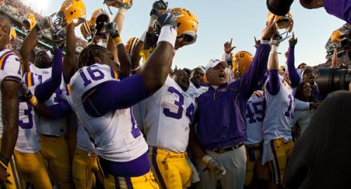 LSU College Football Coach Les Miles