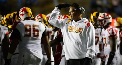 Maryland Football Coach Randy Edsall