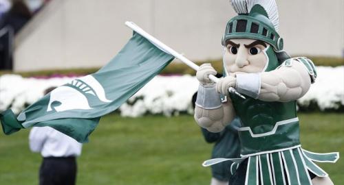 Michigan State College Football Mascot Sparty