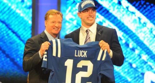 Andrew Luck at the 2012 NFL Draft