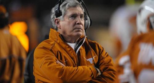 Texas Longhorns Football Coach Mack Brown